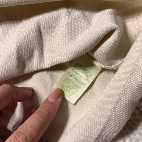 Sigrid Olsen Cream and Black Trim Beaded Cardigan and Tank Set - Picture 4 of 10